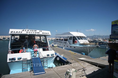 Гавань для яхт в Лачи на Кипре.